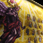 Dioramax - Cadre lumineux LED FF6 Kefka | Déco Gaming-room | Tableau lumineux | Affiche jeux vidéo | Idée cadeau gamer | Retro-gaming