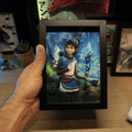 Dioramax - Cadre lumineux LED Kena | Déco Gaming-room | Tableau lumineux | Affiche jeux vidéo | Idée cadeau gamer | Retro-gaming