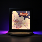 Diorama shadow box de Kirby pour Gaming room
