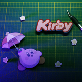 Diorama shadow box de Kirby pour Gaming room
