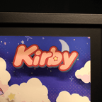 Dioramax - Cadre lumineux LED Kirby | Déco Gaming-room | Tableau lumineux | Affiche jeux vidéo | Idée cadeau gamer | Retro-gaming