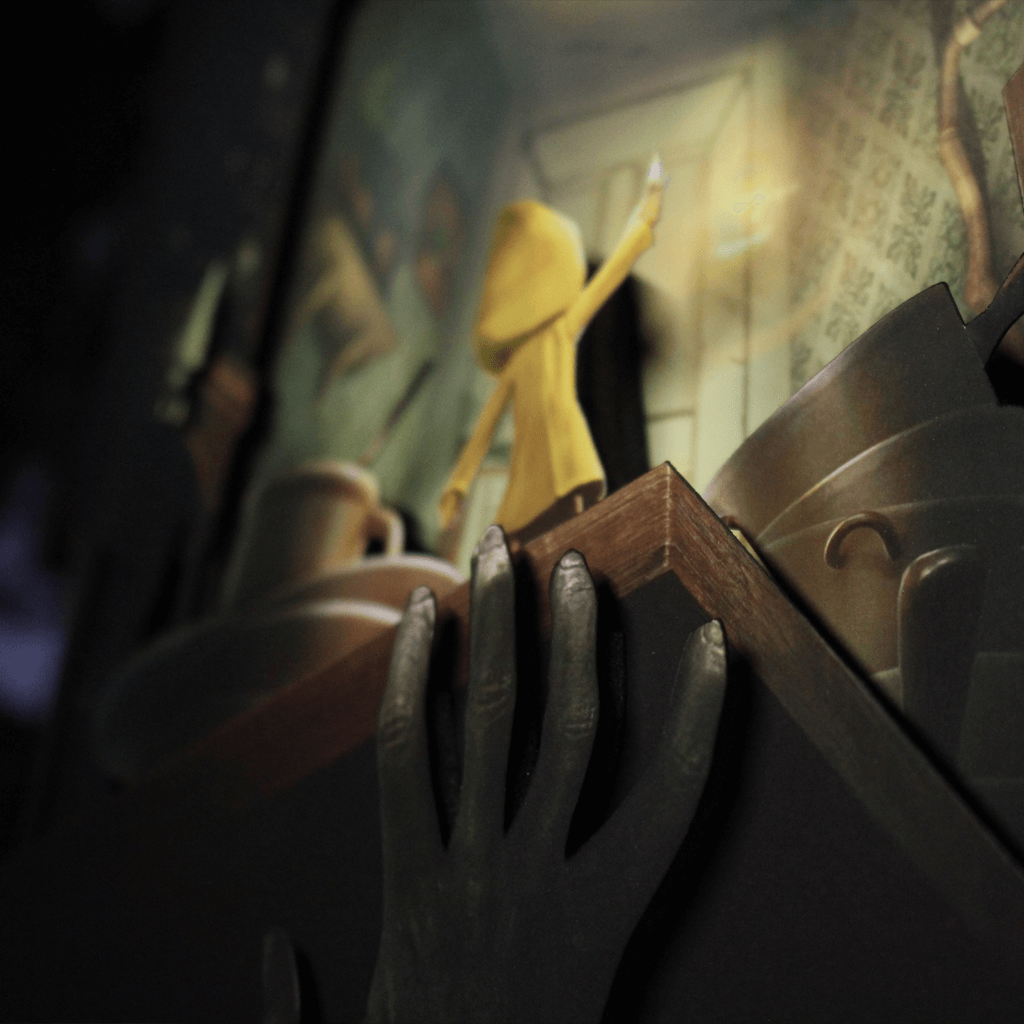 Dioramax - Cadre lumineux LED Little Nightmare | Déco Gaming-room | Tableau lumineux | Affiche jeux vidéo | Idée cadeau gamer | Retro-gaming