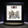 Dioramax - Cadre lumineux LED live a live | Déco Gaming-room | Tableau lumineux | Affiche jeux vidéo | Idée cadeau gamer | Retro-gaming