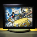 Dioramax - Cadre lumineux LED Lupin | Déco Gaming-room | Tableau lumineux | Affiche jeux vidéo | Idée cadeau gamer | Retro-gaming