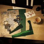 Dioramax - Cadre lumineux LED Made in Abyss | Déco Gaming-room | Tableau lumineux | Affiche jeux vidéo | Idée cadeau gamer | Retro-gaming