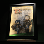 Dioramax - Cadre lumineux LED Made in Abyss | Déco Gaming-room | Tableau lumineux | Affiche jeux vidéo | Idée cadeau gamer | Retro-gaming