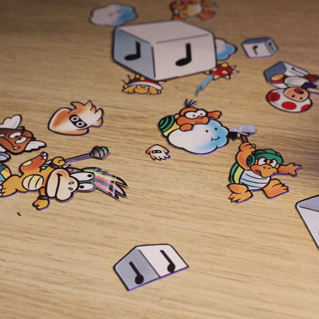 Dioramax - Cadre lumineux LED Mario 3 | Déco Gaming-room | Tableau lumineux | Affiche jeux vidéo | Idée cadeau gamer | Retro-gaming