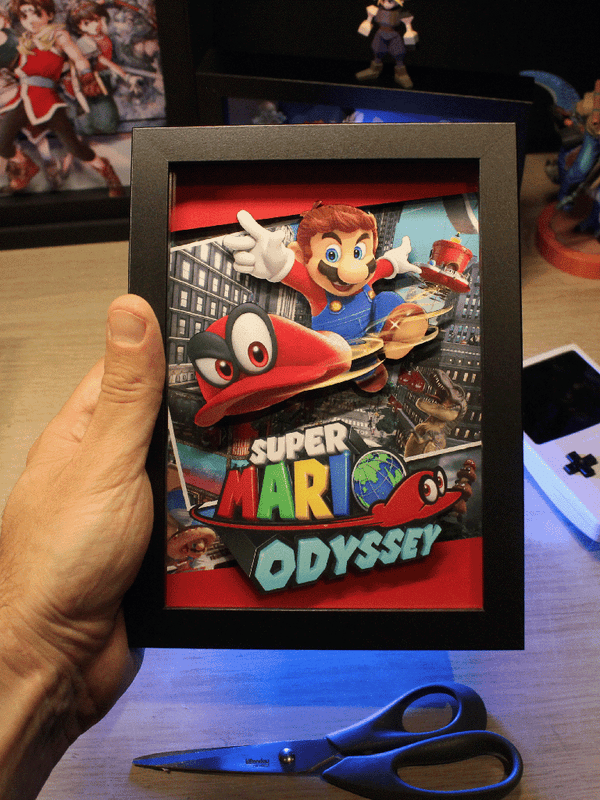 Diorama – Super Mario Odyssey – Déco Murale
