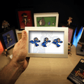 Dioramax - Cadre lumineux LED Megaman X | Déco Gaming-room | Tableau lumineux | Affiche jeux vidéo | Idée cadeau gamer | Retro-gaming