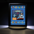 Dioramax - Cadre lumineux LED Magaman | Déco Gaming-room | Tableau lumineux | Affiche jeux vidéo | Idée cadeau gamer | Retro-gaming