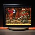 Dioramax - Cadre lumineux LED Metal Slug | Déco Gaming-room | Tableau lumineux | Affiche jeux vidéo | Idée cadeau gamer | Retro-gaming