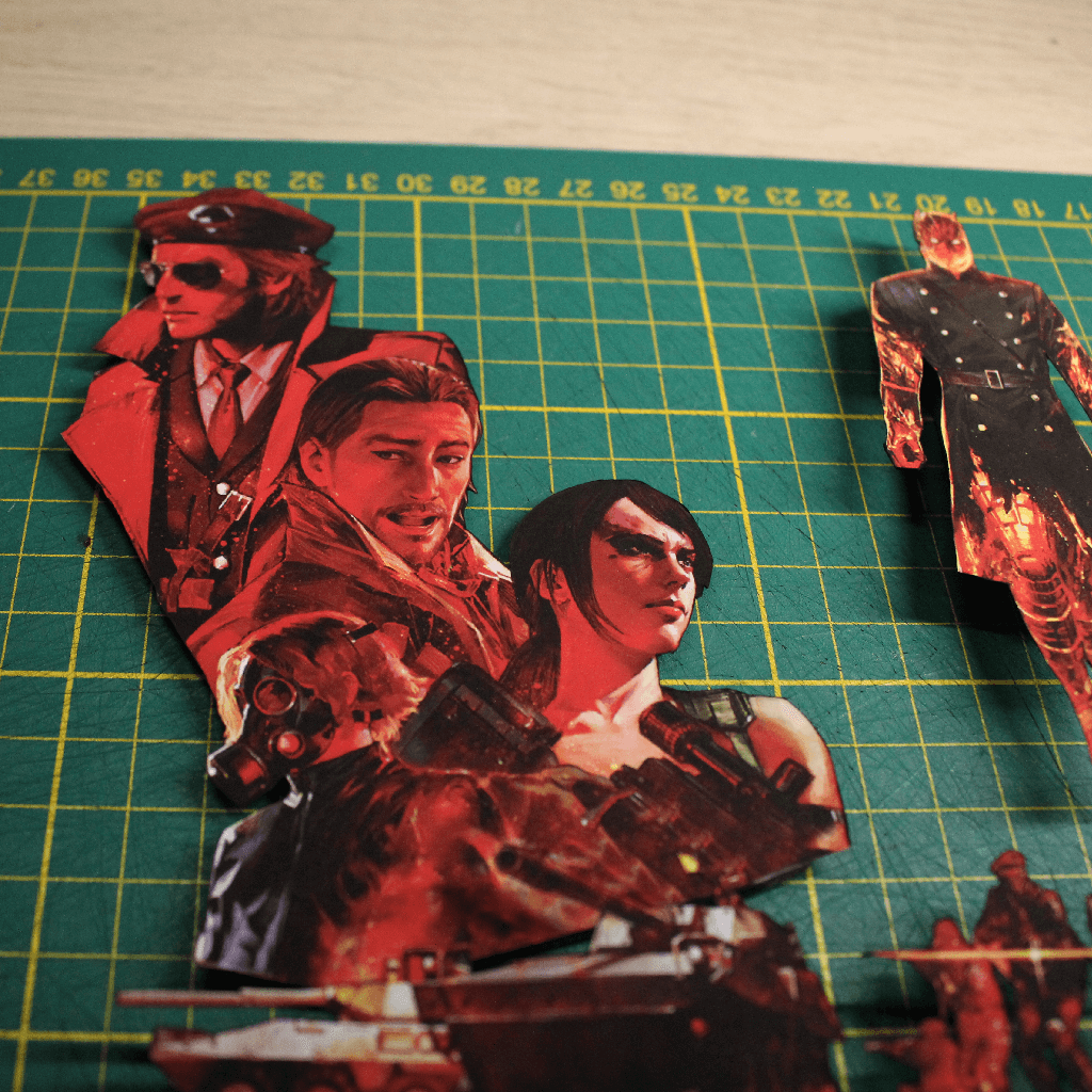 Dioramax - Cadre lumineux LED MGS5 | Déco Gaming-room | Tableau lumineux | Affiche jeux vidéo | Idée cadeau gamer | Retro-gaming