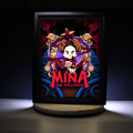 Dioramax - Cadre lumineux LED Mina | Déco Gaming-room | Tableau lumineux | Affiche jeux vidéo | Idée cadeau gamer | Retro-gaming