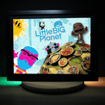 Diorama little big planet, cadre lumineux, déco gaming room