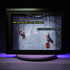 Dioramax - Cadre lumineux LED Monkey Island | Déco Gaming-room | Tableau lumineux | Affiche jeux vidéo | Idée cadeau gamer | Retro-gaming
