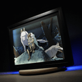 Dioramax - Cadre lumineux LED Mononoke | Déco Gaming-room | Tableau lumineux | Affiche jeux vidéo | Idée cadeau gamer | Retro-gaming