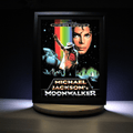 Dioramax - Cadre lumineux LED Moonwalker | Déco Gaming-room | Tableau lumineux | Affiche jeux vidéo | Idée cadeau gamer | Retro-gaming