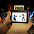Dioramax - Cadre lumineux LED Mortal Kombat| Déco Gaming-room | Tableau lumineux | Affiche jeux vidéo | Idée cadeau gamer | Retro-gaming