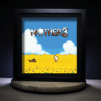 Dioramax - Cadre lumineux LED Mother 3 | Déco Gaming-room | Tableau lumineux | Affiche jeux vidéo | Idée cadeau gamer | Retro-gaming