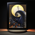 Dioramax - Cadre lumineux LED Mr Jack | Déco Gaming-room | Tableau lumineux | Affiche jeux vidéo | Idée cadeau gamer | Retro-gaming