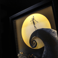 Dioramax - Cadre lumineux LED Mr Jack | Déco Gaming-room | Tableau lumineux | Affiche jeux vidéo | Idée cadeau gamer | Retro-gaming