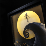 Diorama de Mr Jack, déco gaming, cadre lumineux