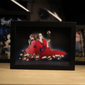 Dioramax - Cadre lumineux LED Nana | Déco Gaming-room | Tableau lumineux | Affiche jeux vidéo | Idée cadeau gamer | Retro-gaming
