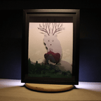 Dioramax - Cadre lumineux LED Neva | Déco Gaming-room | Tableau lumineux | Affiche jeux vidéo | Idée cadeau gamer | Retro-gaming