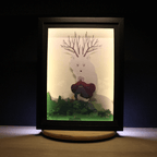 Dioramax - Cadre lumineux LED Neva | Déco Gaming-room | Tableau lumineux | Affiche jeux vidéo | Idée cadeau gamer | Retro-gaming
