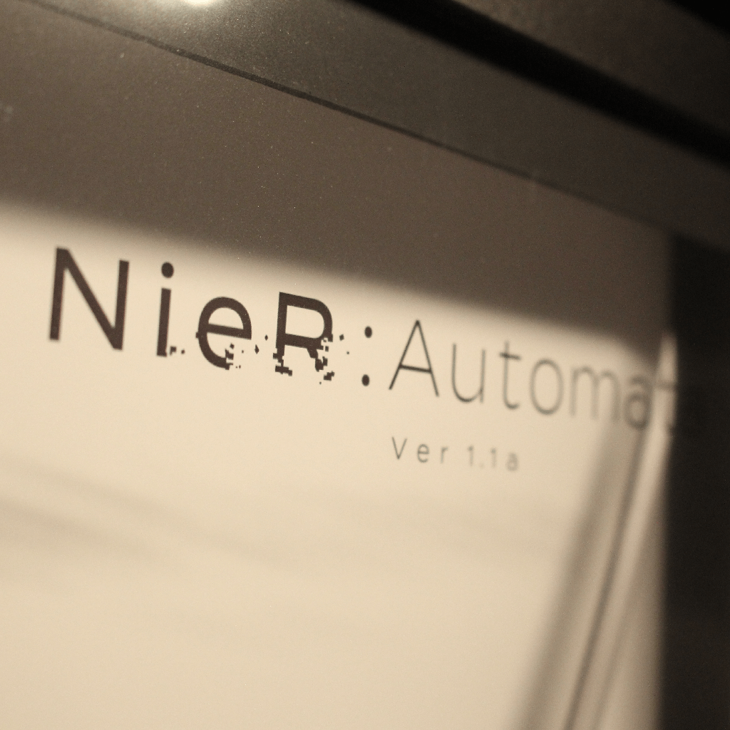 Dioramax - Cadre lumineux LED Nier Automata | Déco Gaming-room | Tableau lumineux | Affiche jeux vidéo | Idée cadeau gamer | Retro-gaming