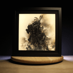 Dioramax - Cadre lumineux LED Nier Automata | Déco Gaming-room | Tableau lumineux | Affiche jeux vidéo | Idée cadeau gamer | Retro-gaming