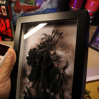 Dioramax - Cadre lumineux LED Nier Automata | Déco Gaming-room | Tableau lumineux | Affiche jeux vidéo | Idée cadeau gamer | Retro-gaming