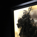 Dioramax - Cadre lumineux LED Nier Automata | Déco Gaming-room | Tableau lumineux | Affiche jeux vidéo | Idée cadeau gamer | Retro-gaming