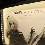 Cadre lumineux Nier, déco gaming room Nier, diorama Nier Automata