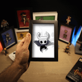 Dioramax - Cadre lumineux LED Hollow knight | Déco Gaming-room | Tableau lumineux | Affiche jeux vidéo | Idée cadeau gamer | Retro-gaming