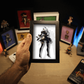 Dioramax - Cadre lumineux LED Nier | Déco Gaming-room | Tableau lumineux | Affiche jeux vidéo | Idée cadeau gamer | Retro-gaming