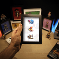 Dioramax - Cadre lumineux LED Golden Sun| Déco Gaming-room | Tableau lumineux | Affiche jeux vidéo | Idée cadeau gamer | Retro-gaming