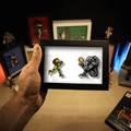 Dioramax - Cadre lumineux LED Super Metroid | Déco Gaming-room | Tableau lumineux | Affiche jeux vidéo | Idée cadeau gamer | Retro-gaming