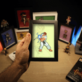 Dioramax - Cadre lumineux LED Ryu | Déco Gaming-room | Tableau lumineux | Affiche jeux vidéo | Idée cadeau gamer | Retro-gaming
