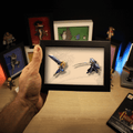 Dioramax - Cadre lumineux LED FF7 | Déco Gaming-room | Tableau lumineux | Affiche jeux vidéo | Idée cadeau gamer | Retro-gaming
