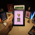Dioramax - Cadre lumineux LED Zelda | Déco Gaming-room | Tableau lumineux | Affiche jeux vidéo | Idée cadeau gamer | Retro-gaming