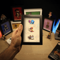 Dioramax - Cadre lumineux LED Golden Sun| Déco Gaming-room | Tableau lumineux | Affiche jeux vidéo | Idée cadeau gamer | Retro-gaming