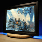 Dioramax - Cadre lumineux LED Octopath Travellers | Déco Gaming-room | Tableau lumineux | Affiche jeux vidéo | Idée cadeau gamer | Retro-gaming