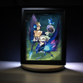 Dioramax - Cadre lumineux LED Odin Sphere | Déco Gaming-room | Tableau lumineux | Affiche jeux vidéo | Idée cadeau gamer | Retro-gaming
