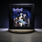 Dioramax - Cadre lumineux LED Odin Sphere | Déco Gaming-room | Tableau lumineux | Affiche jeux vidéo | Idée cadeau gamer | Retro-gaming