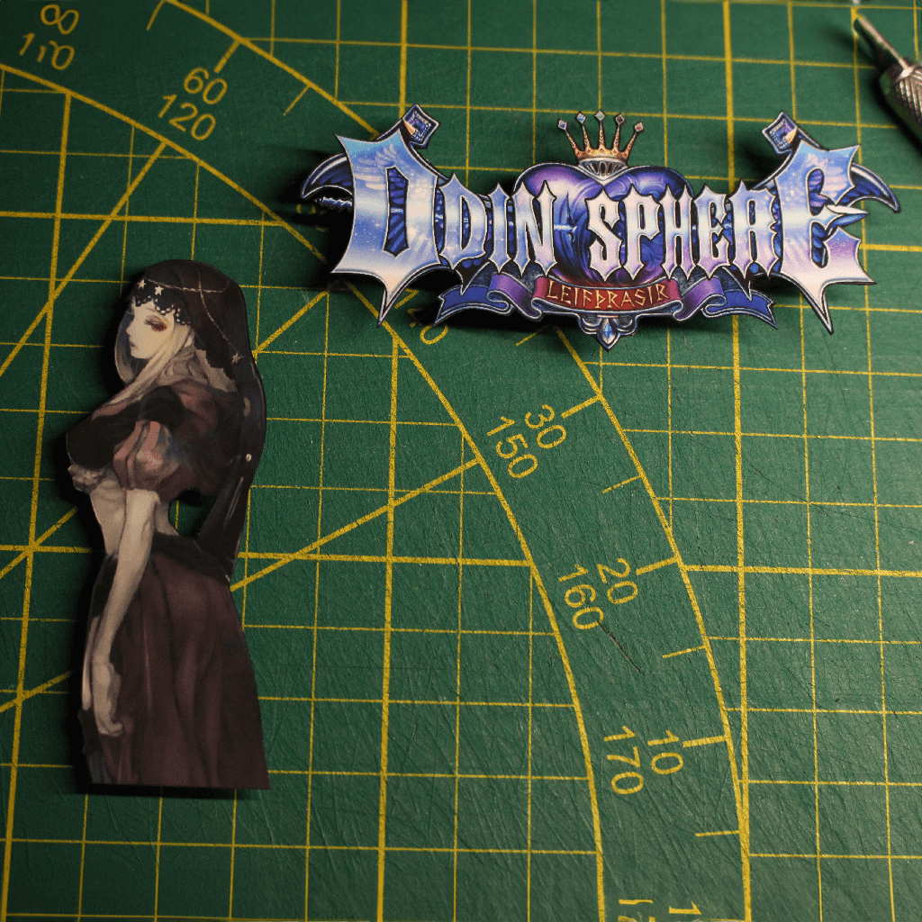 Dioramax - Cadre lumineux LED Odin Sphere | Déco Gaming-room | Tableau lumineux | Affiche jeux vidéo | Idée cadeau gamer | Retro-gaming