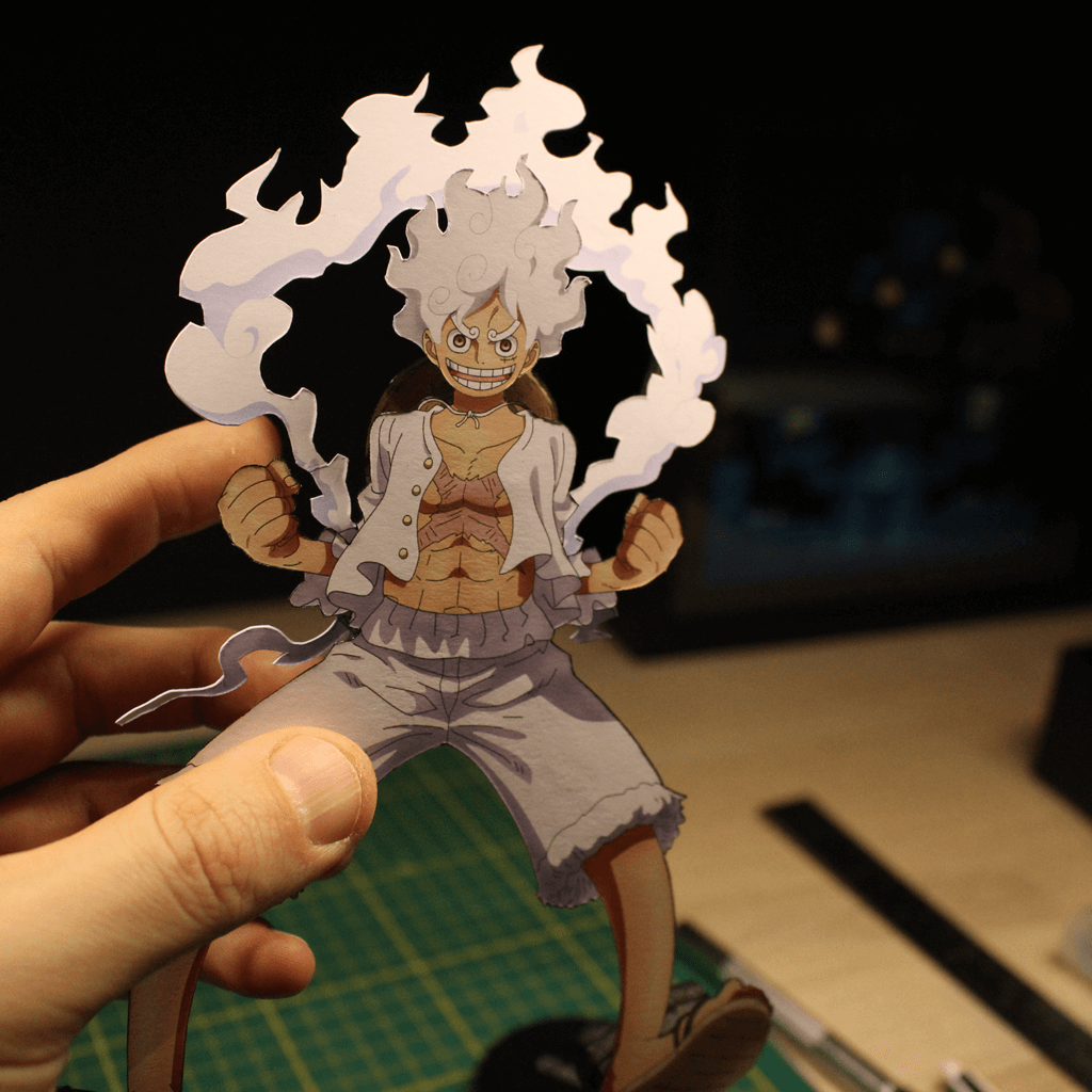 Dioramax - Cadre lumineux LED One Piece | Déco Gaming-room | Tableau lumineux | Affiche jeux vidéo | Idée cadeau gamer | Retro-gaming