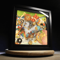 Dioramax - Cadre lumineux LED One Piece | Déco Gaming-room | Tableau lumineux | Affiche jeux vidéo | Idée cadeau gamer | Retro-gaming