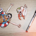 Dioramax - Cadre lumineux LED One Piece | Déco Gaming-room | Tableau lumineux | Affiche jeux vidéo | Idée cadeau gamer | Retro-gaming