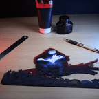 Dioramax - Cadre lumineux LED Ori | Déco Gaming-room | Tableau lumineux | Affiche jeux vidéo | Idée cadeau gamer | Retro-gaming